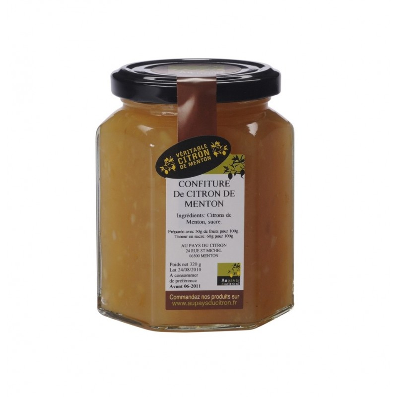 Confiture de citrons de Menton 320 g