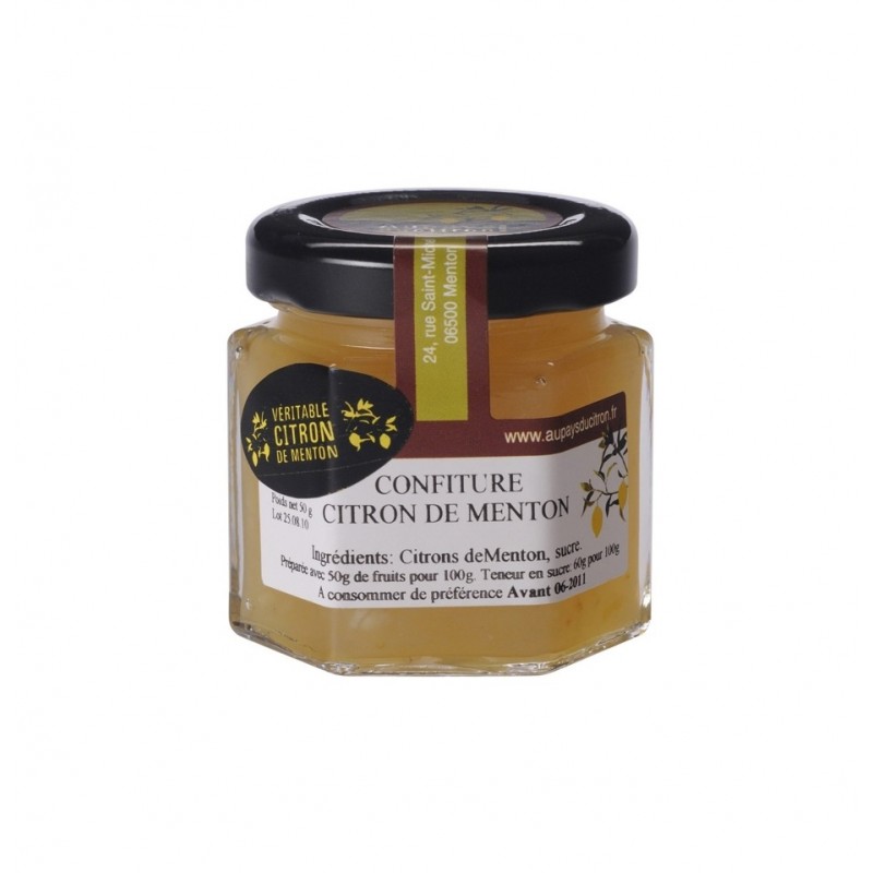 Confiture Citron de Menton 50g