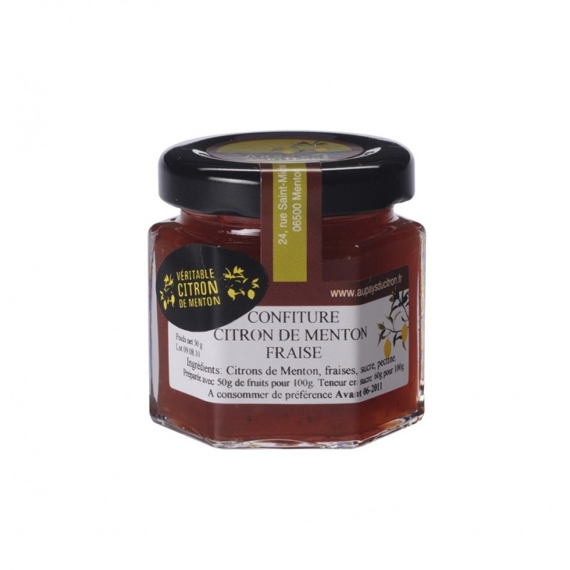 Confiture Fraise Citron 50g