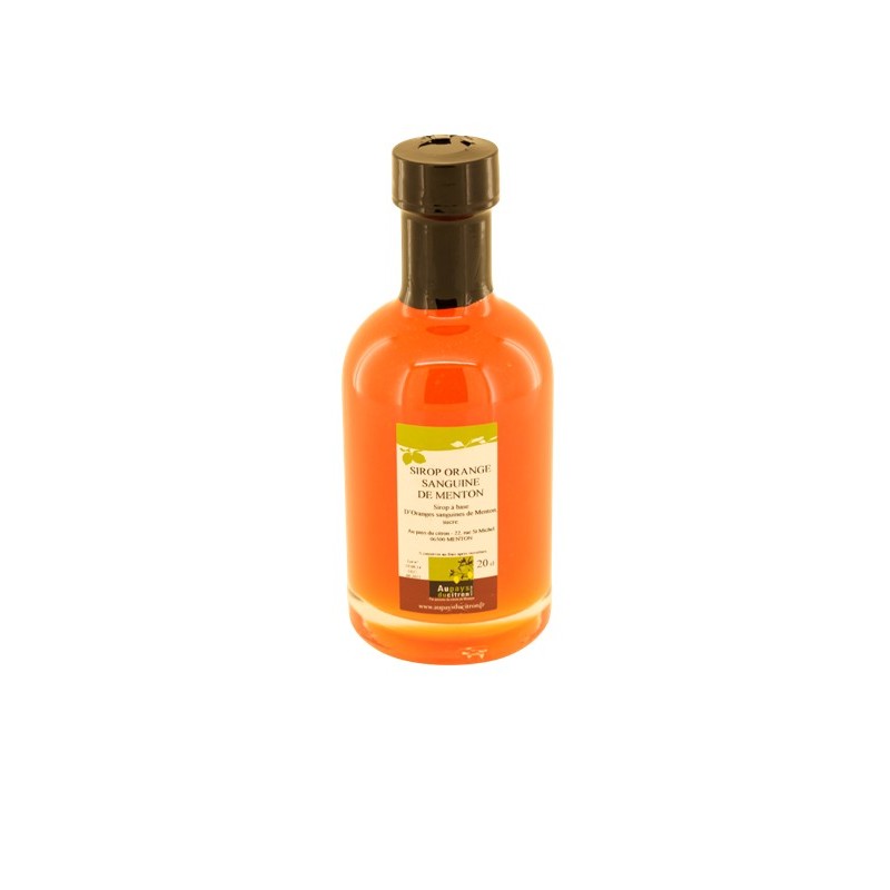 sirop d'orange sanguine 20cl