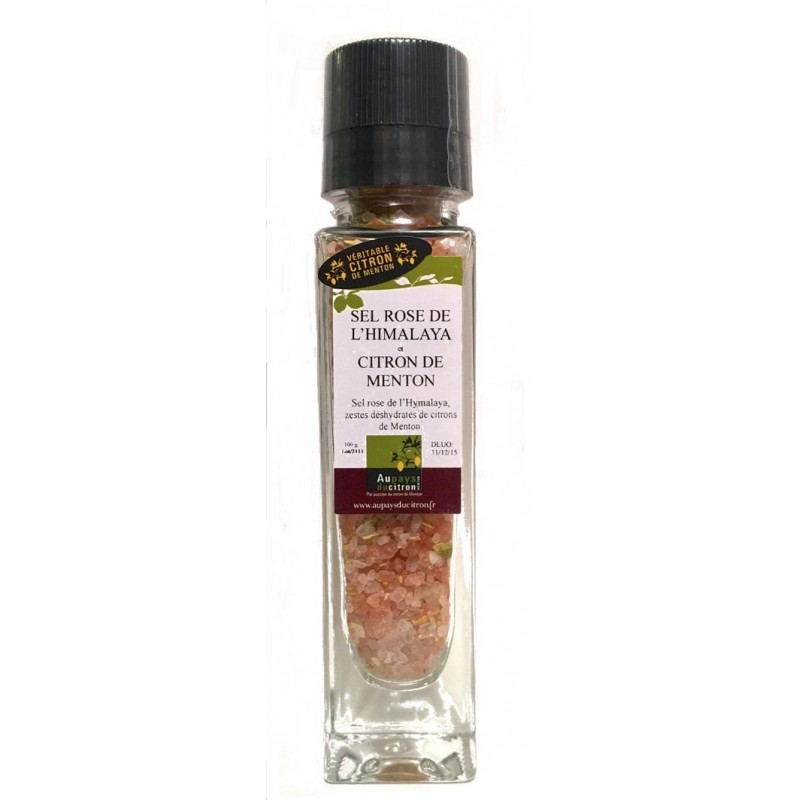 Sel Rose de l'Himalaya et Citron de Menton Sel Rose de l'Himalaya et Citron de Menton