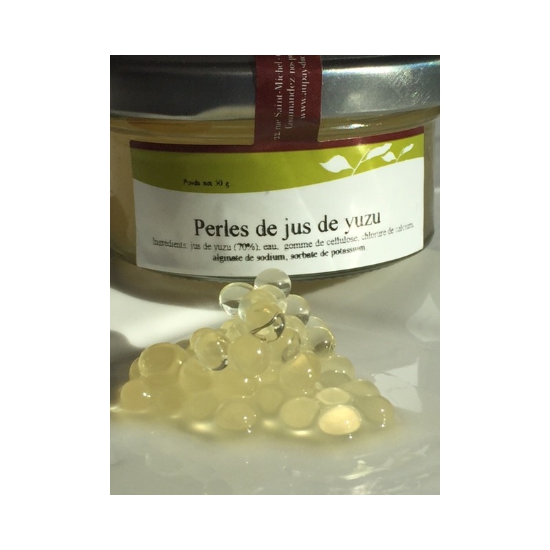 PERLES DE JUS DE YUZU - 50 g