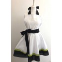 Tablier-robe "Gourmandise Citronnée" jaune Miss Zabaldu