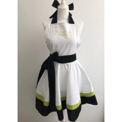 Tablier-robe "un zeste de bonheur" jaune Miss Zabaldu