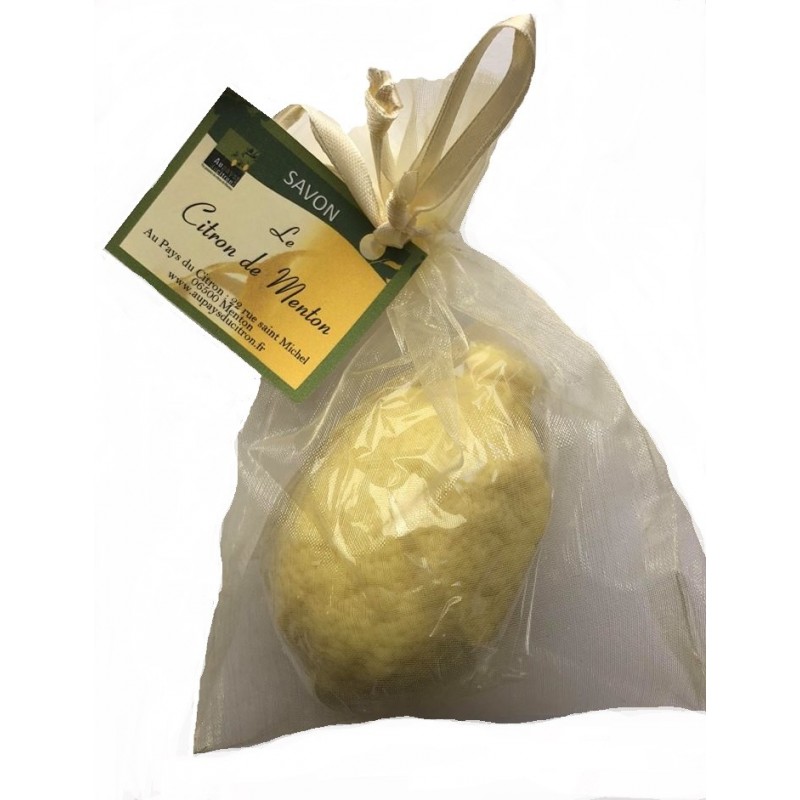 savon hydratant forme citron de Menton