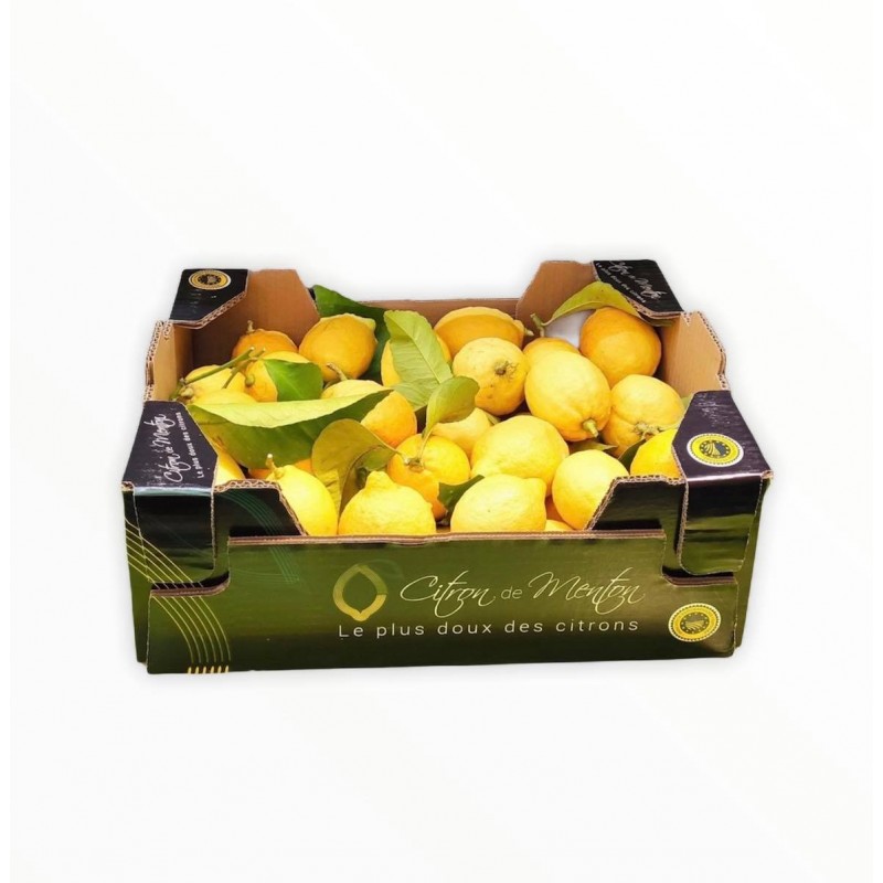 Le Citron de Menton IGP cagette de 5KG Le Citron de Menton IGP cagette de 5KG