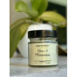 Bougie citron et mandarine