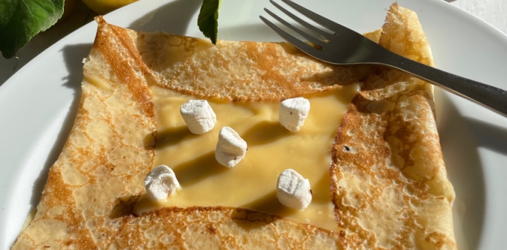 Crêpes façon tarte aux citrons meringuée