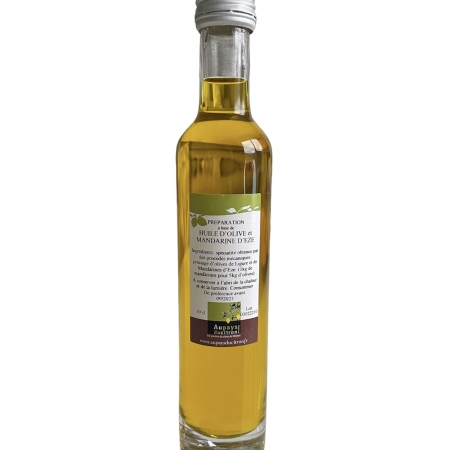 Préparation HUILE D'OLIVE et MANDARINE DE MENTON 100ml