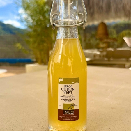 sirop de citron vert de Menton