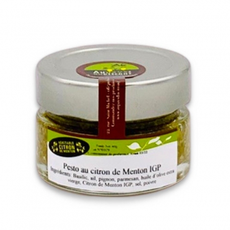 PESTO au CITRON DE MENTON - 120g