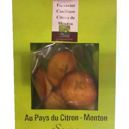 Financiers Ã  la confiture de citron de Menton