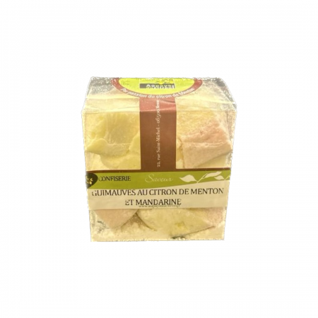 Guimauves mandarine et citron de Menton 100g