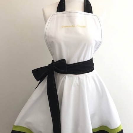 Tablier-robe "Gourmandise CitronnÃ©e" jaune