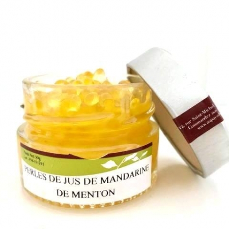 Perles de jus de Mandarine de Menton