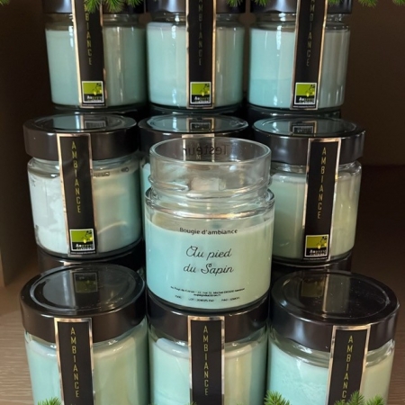 Bougie d’ambiance « Au pied du sapin »150g