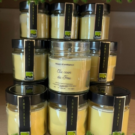 Bougie d’ambiance « Au coin du feu »150g