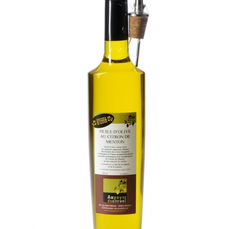 Huile d'olive aux citrons de Menton 35 cl