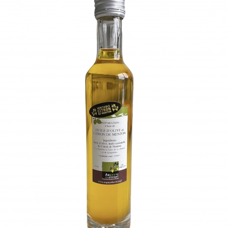 Préparation HUILE D'OLIVE et CITRON de MENTON 100ml